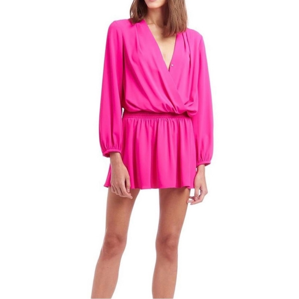Amanda Uprichard Pink Mini Dress